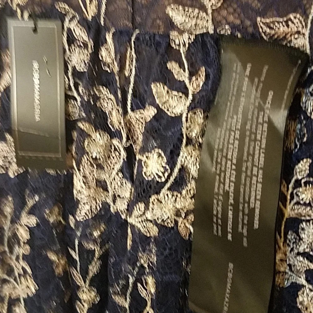 NEW BCBGMAXAZRIA TIERED EMBROIDERED MAXI PROM DRESS - Picture 11 of 13